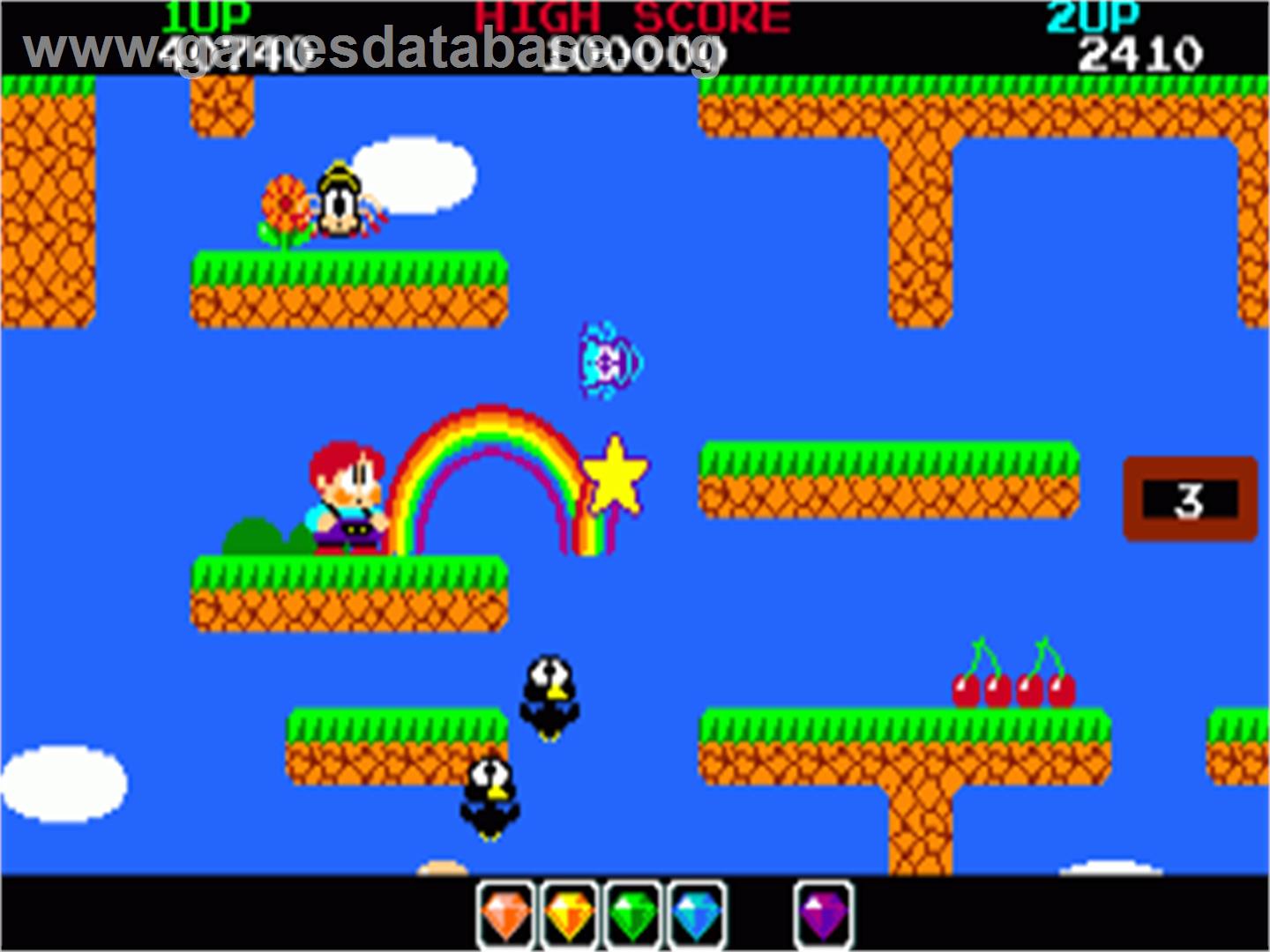 Rainbow Islands - Commodore Amiga - Artwork - In Game