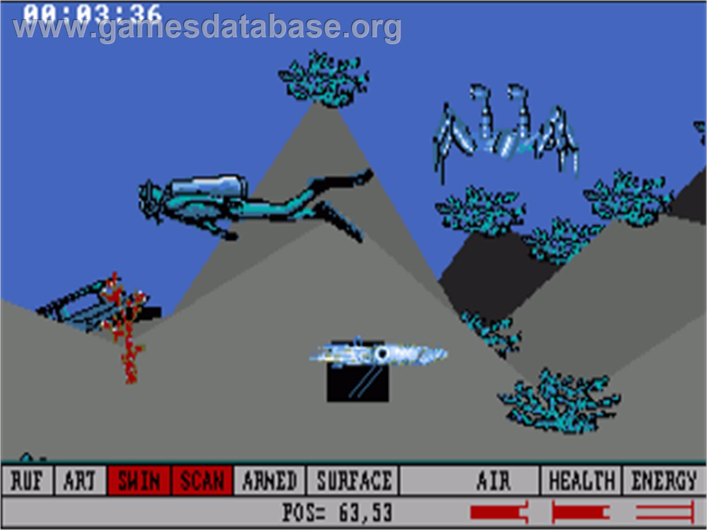 Return to Atlantis - Commodore Amiga - Artwork - In Game
