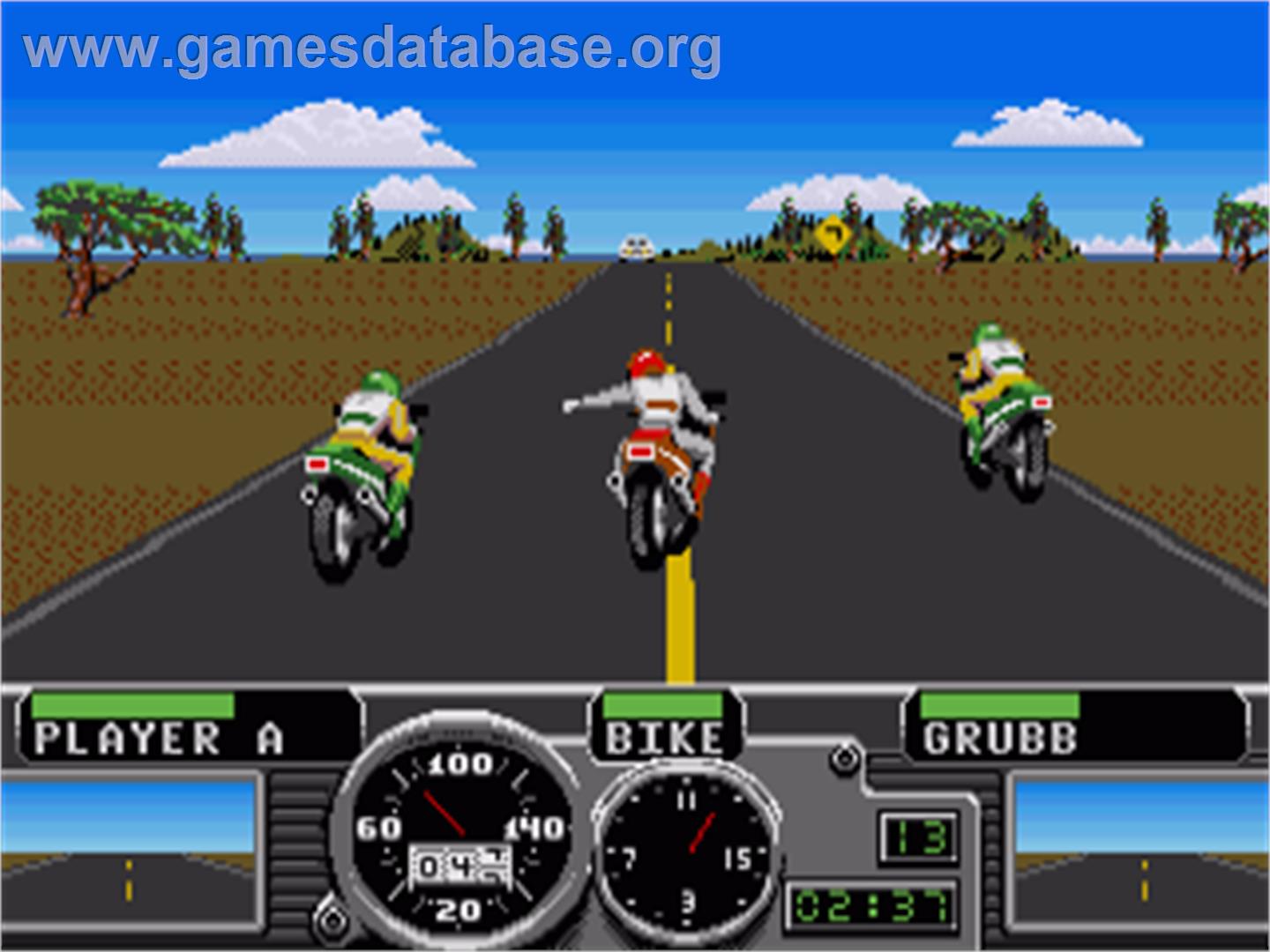 Road Rash - Commodore Amiga - Artwork - In Game