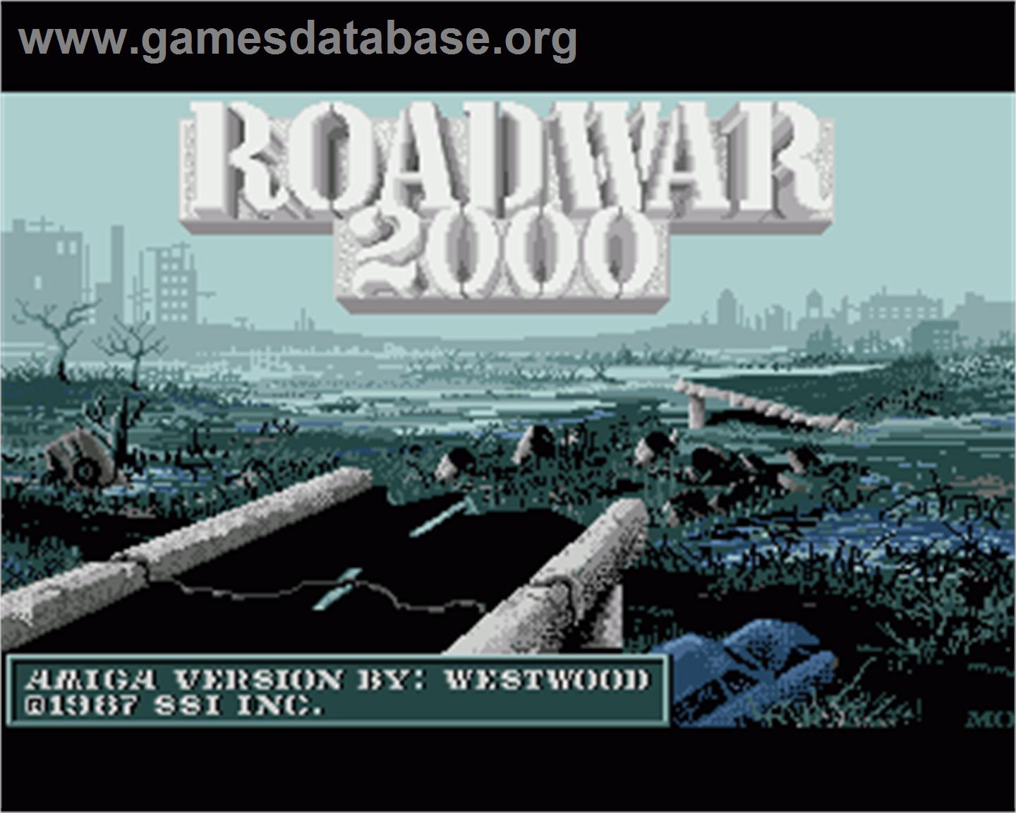 Roadwar 2000 - Commodore Amiga - Artwork - In Game