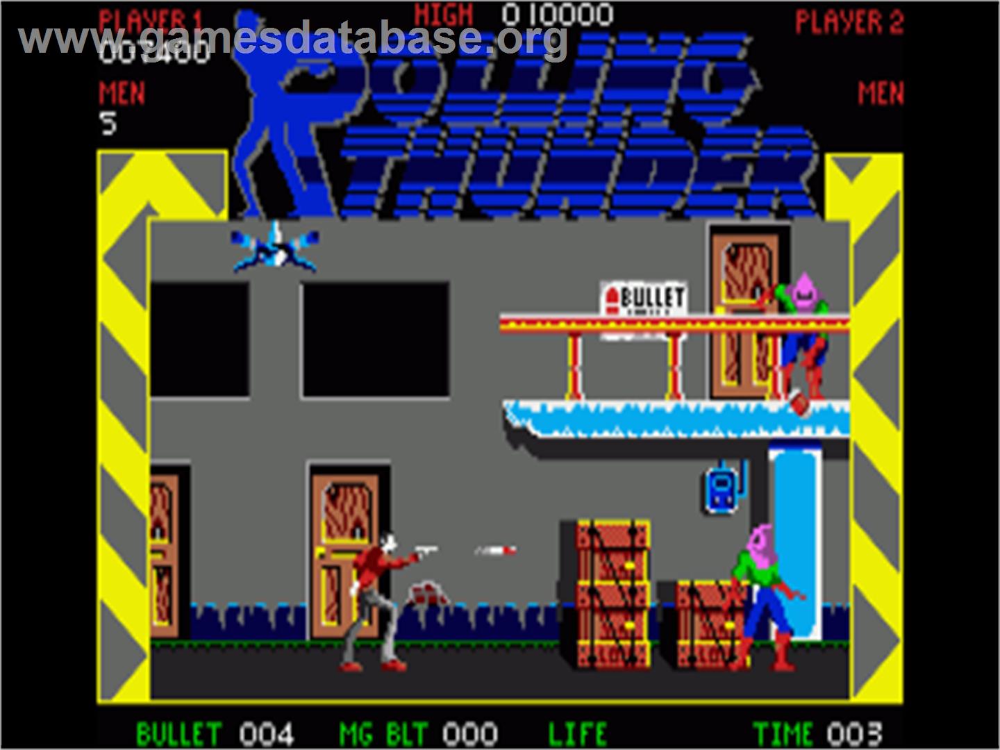 Rolling Thunder - Commodore Amiga - Artwork - In Game