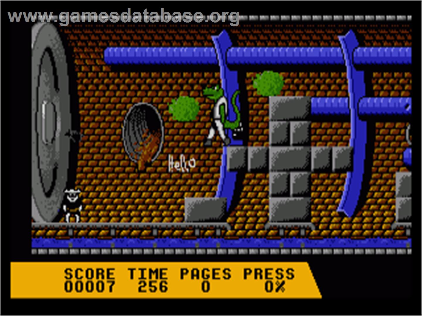 Round the Bend - Commodore Amiga - Artwork - In Game