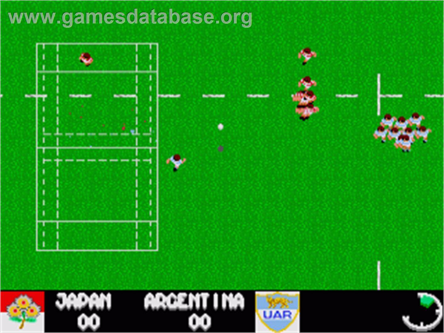 Rugby: The World Cup - Commodore Amiga - Artwork - In Game