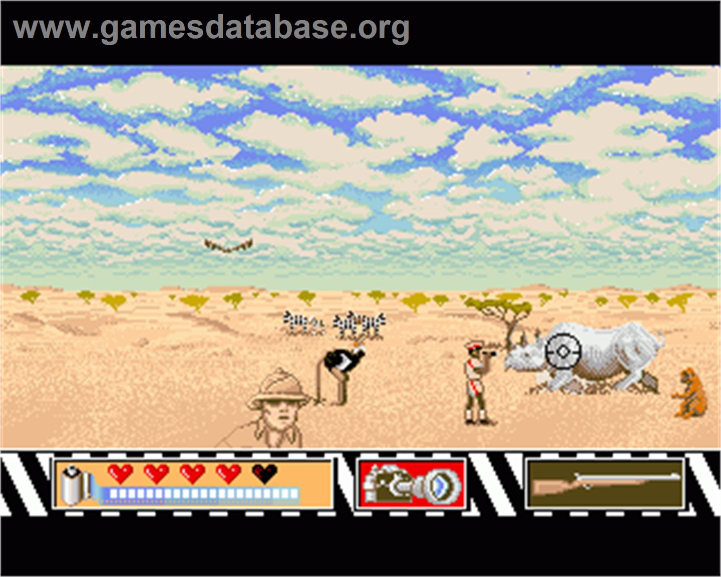 Safari Guns - Commodore Amiga - Artwork - In Game