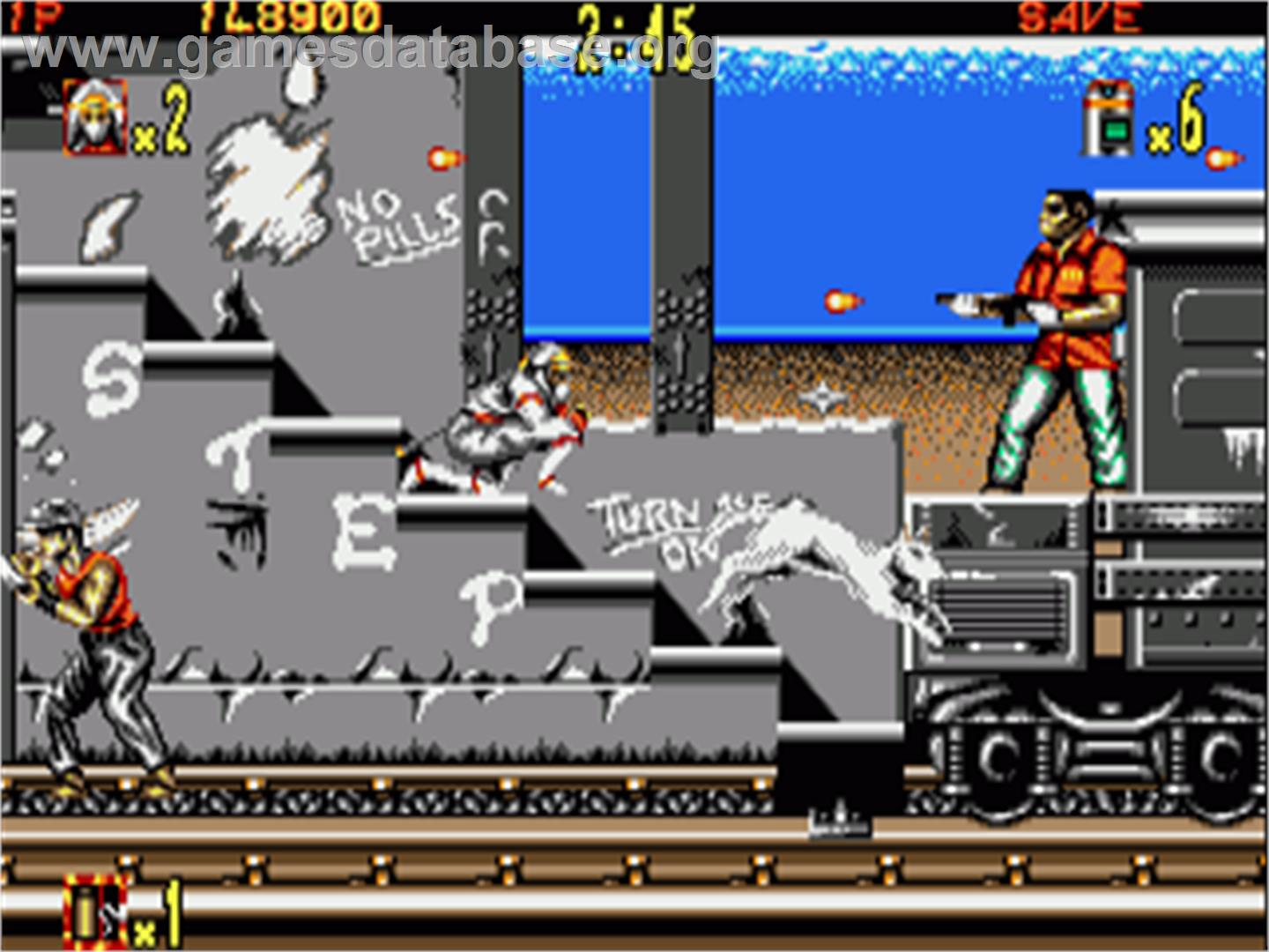 Shadow Dancer - Commodore Amiga - Artwork - In Game