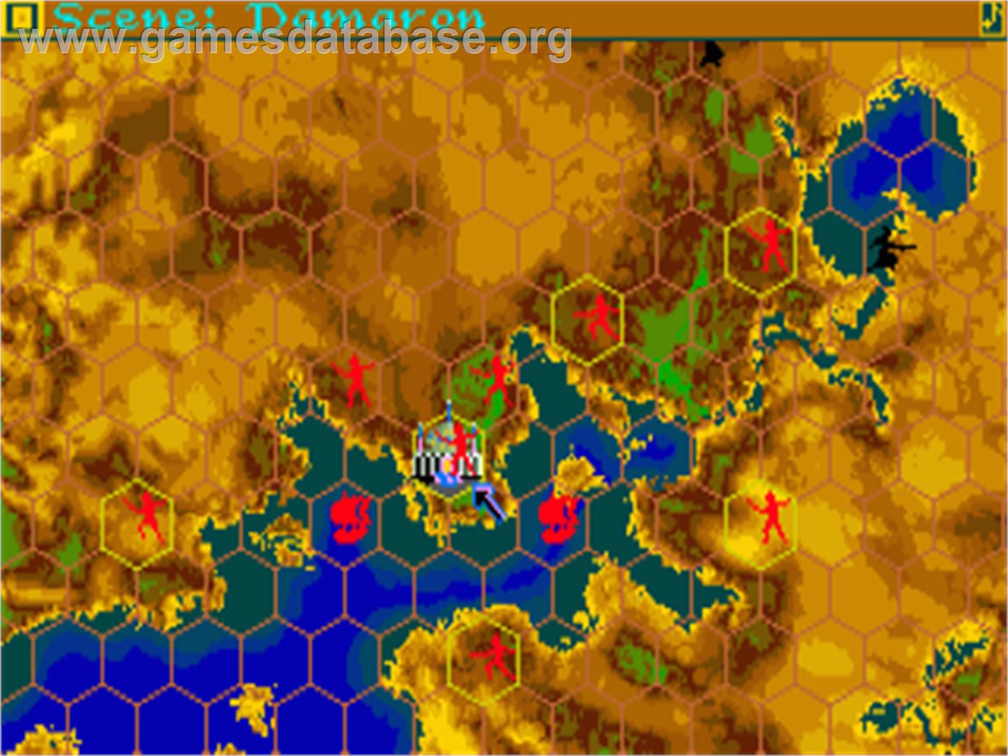 Sinbad and the Throne of the Falcon - Commodore Amiga - Artwork - In Game
