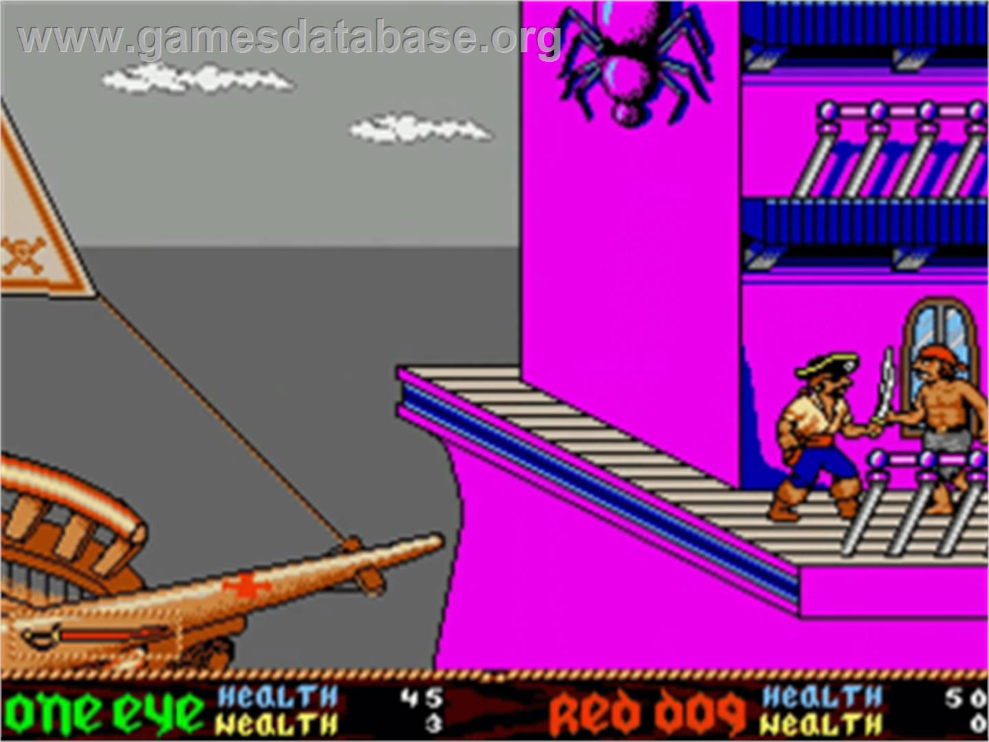 Skull & Crossbones - Commodore Amiga - Artwork - In Game