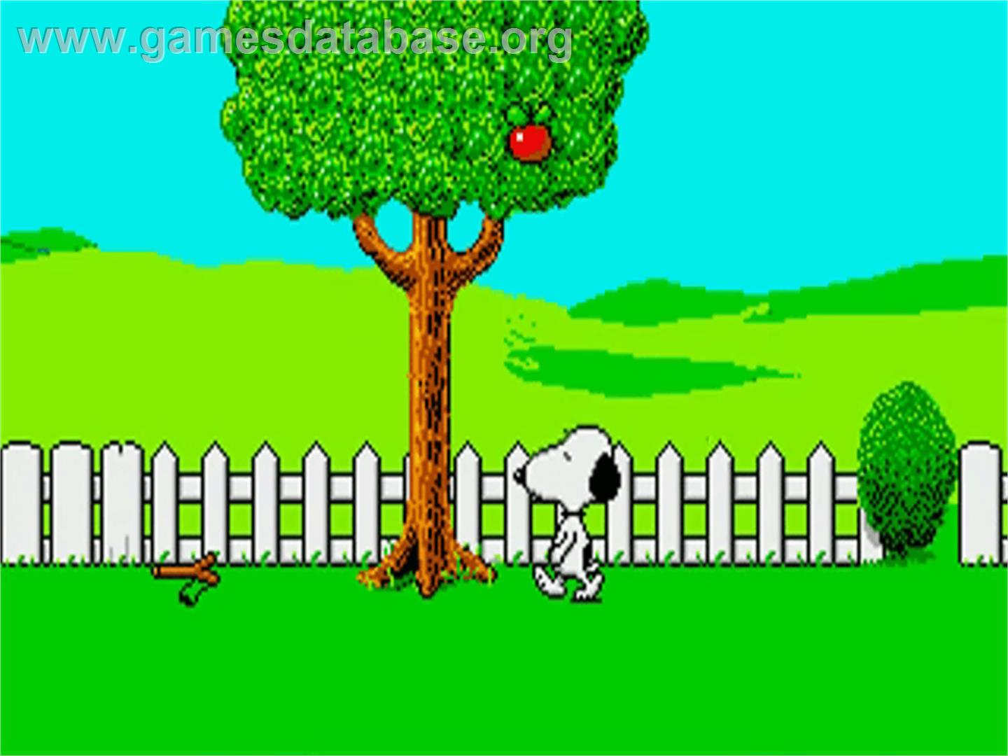Snoopy and Peanuts - Commodore Amiga - Artwork - In Game