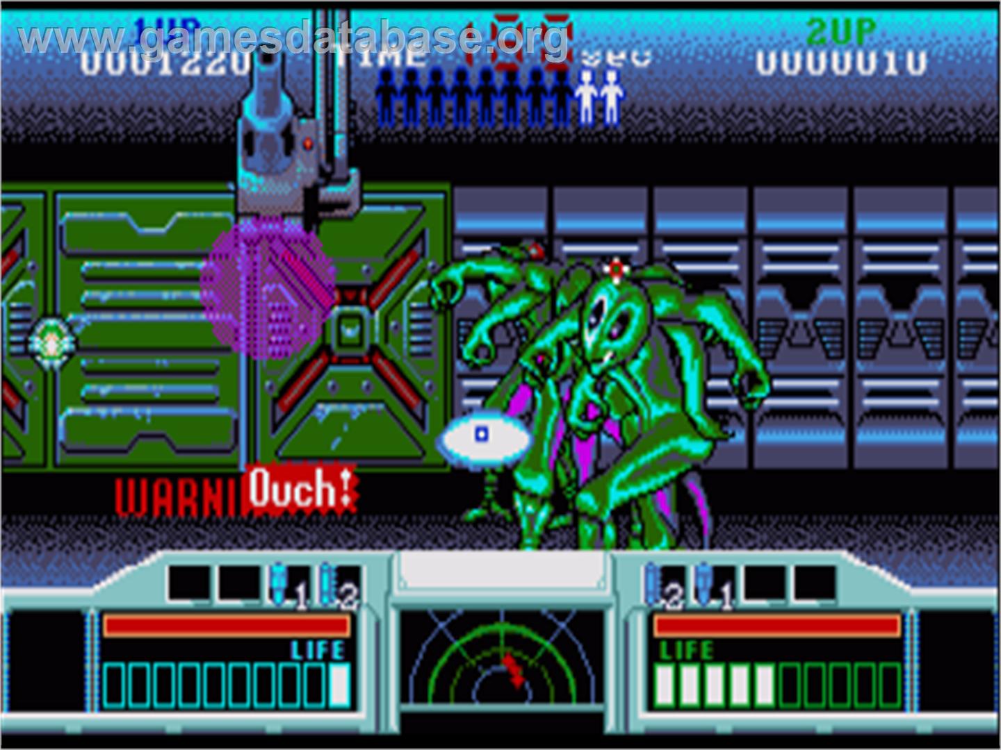 Space Gun - Commodore Amiga - Artwork - In Game