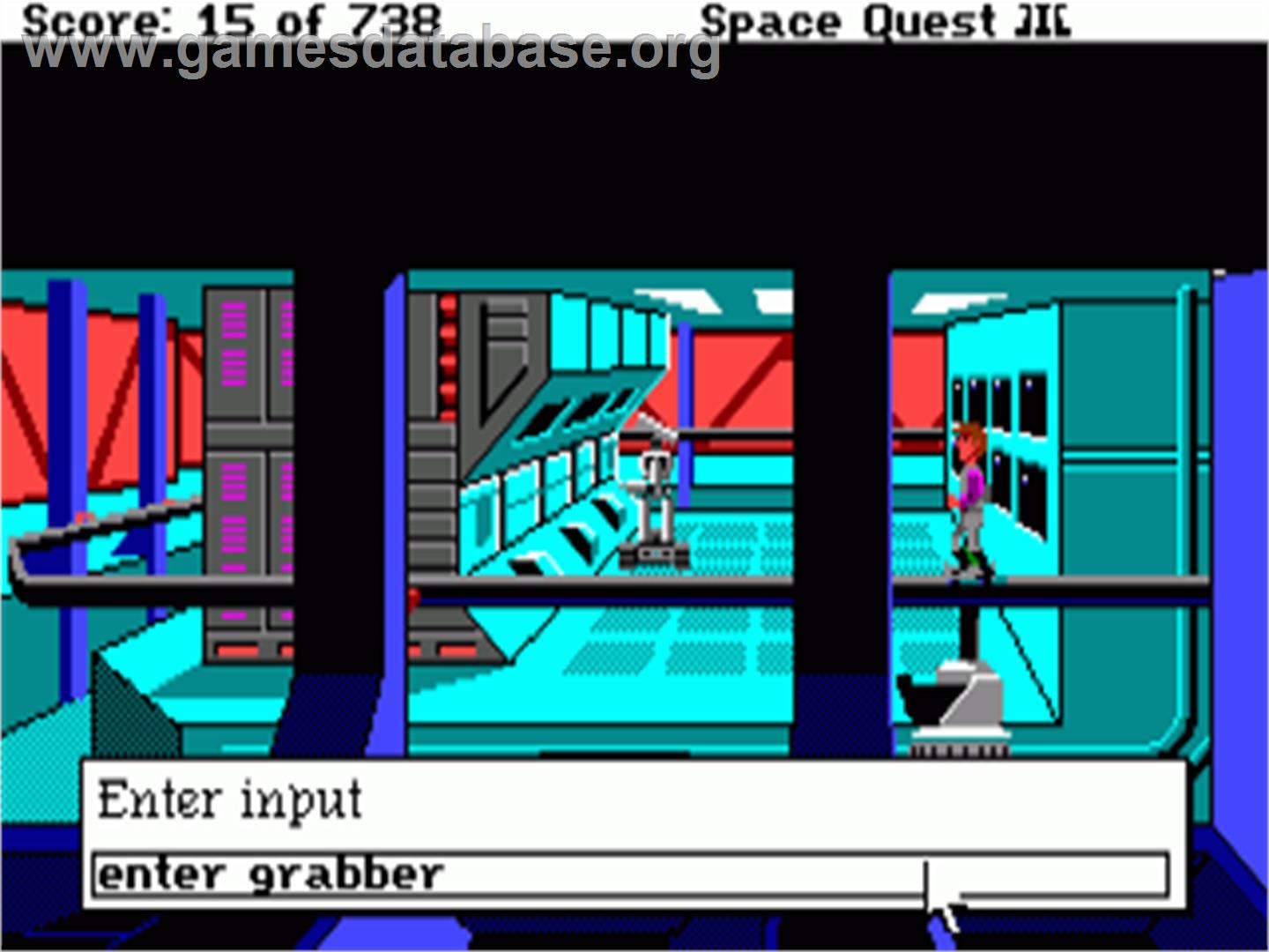Space Quest III: The Pirates of Pestulon - Commodore Amiga - Artwork - In Game