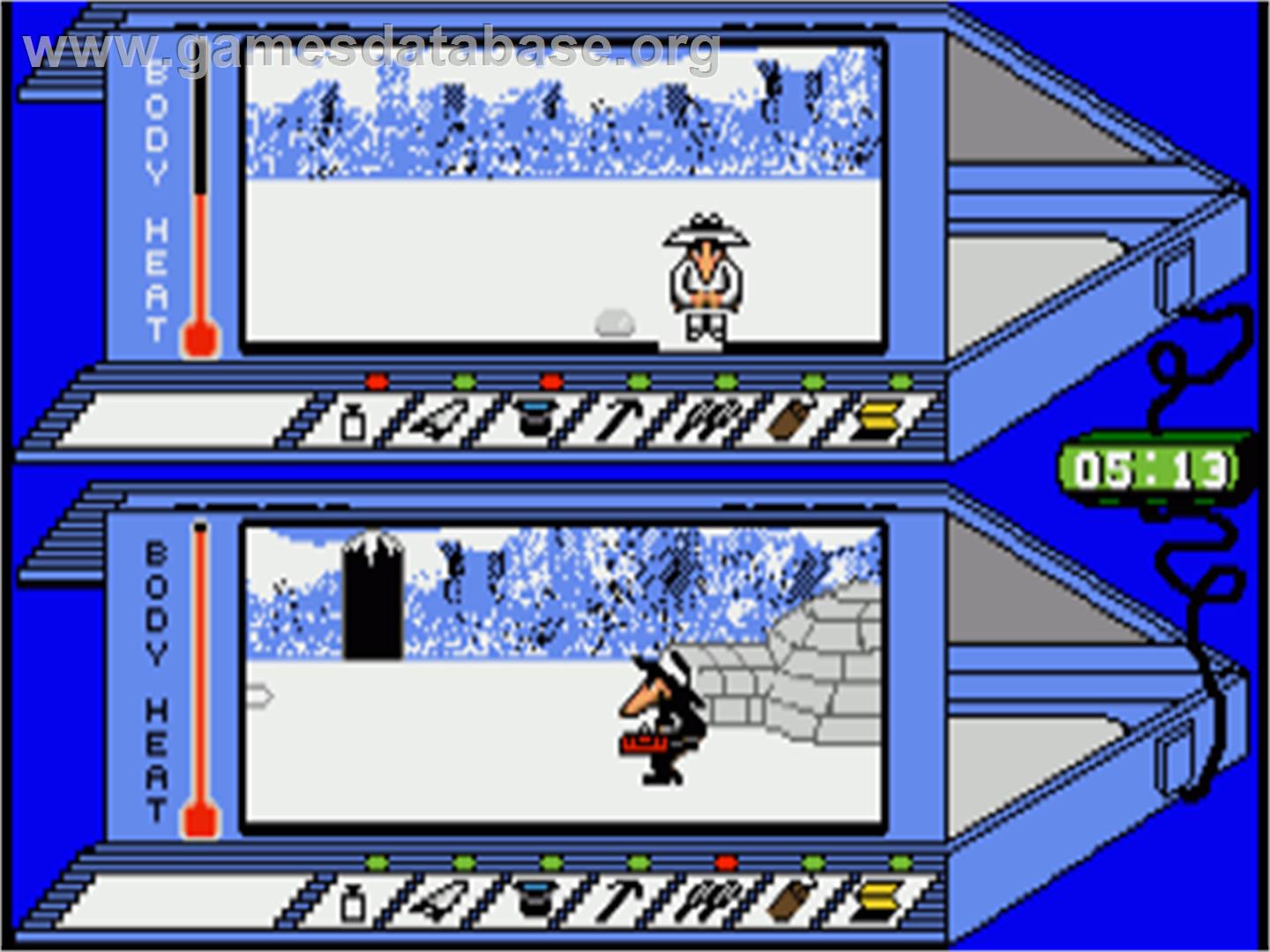 Spy vs. Spy III: Arctic Antics - Commodore Amiga - Artwork - In Game