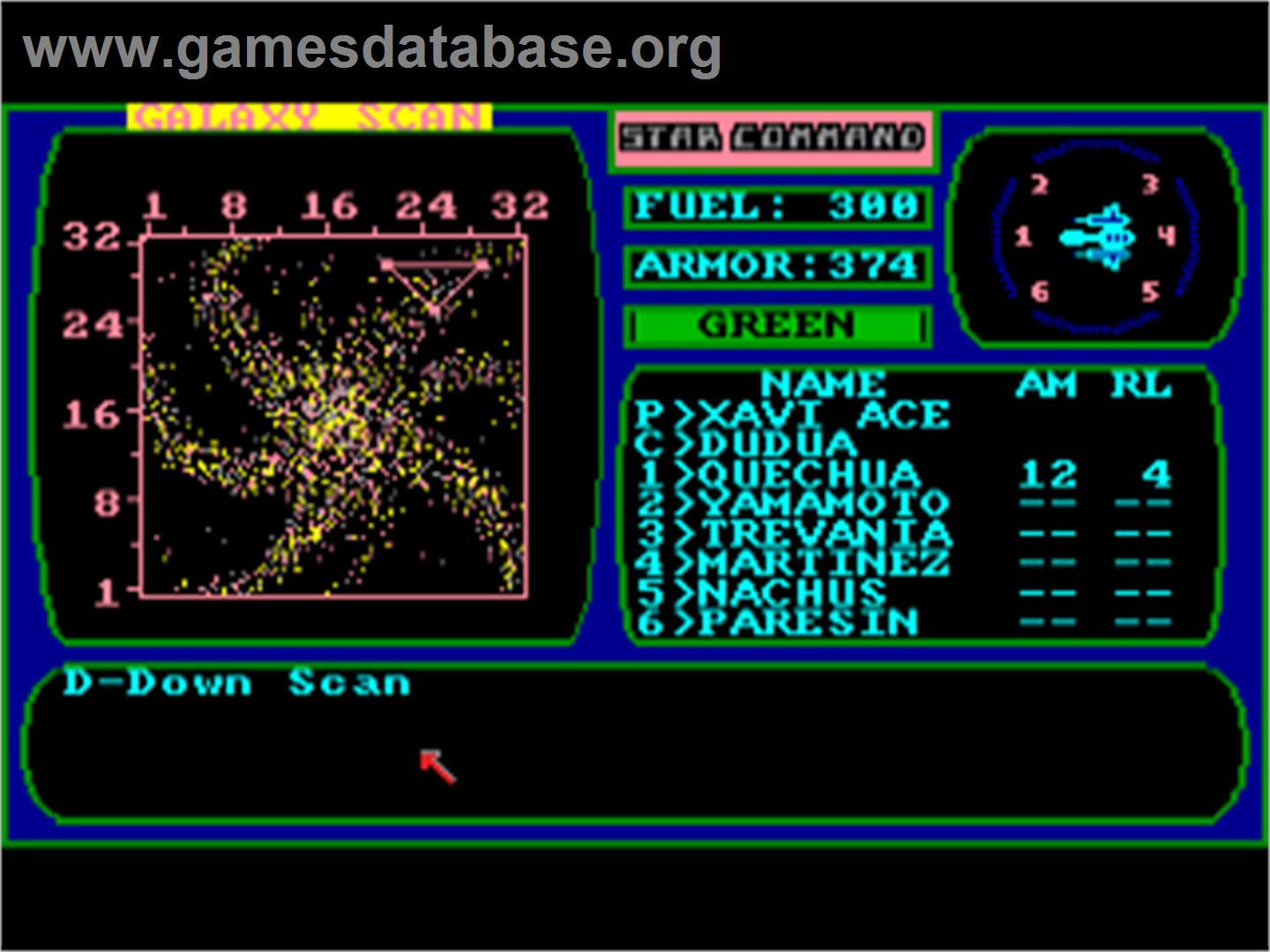 Star Command - Commodore Amiga - Artwork - In Game