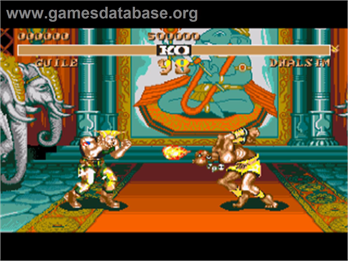 Street Fighter II - The World Warrior - Commodore Amiga - Artwork - In Game