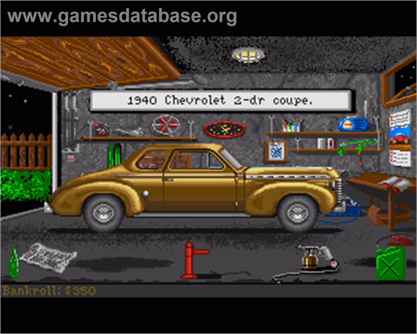 Street Rod - Commodore Amiga - Artwork - In Game