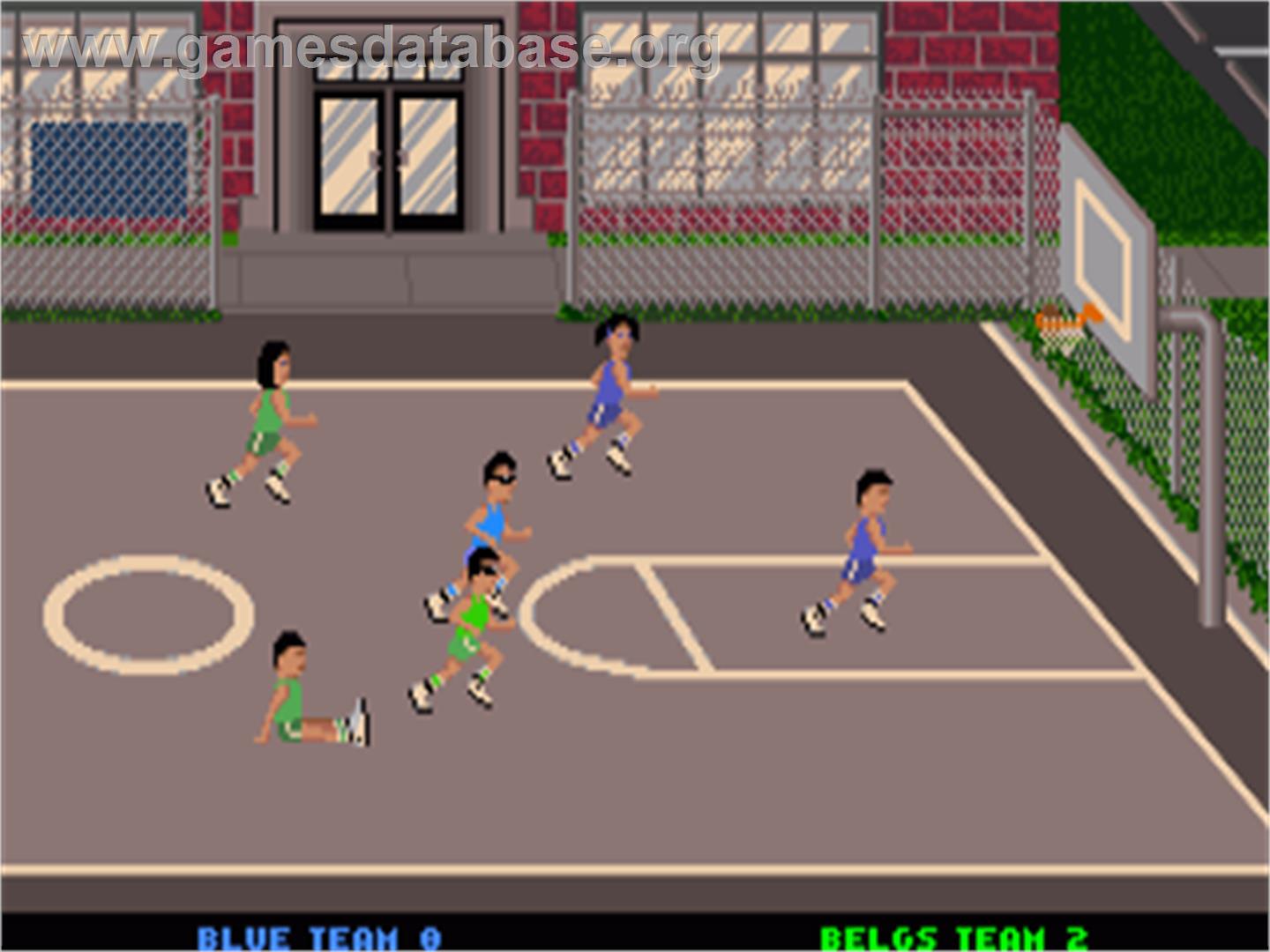 Street Sports Basketball - Commodore Amiga - Artwork - In Game