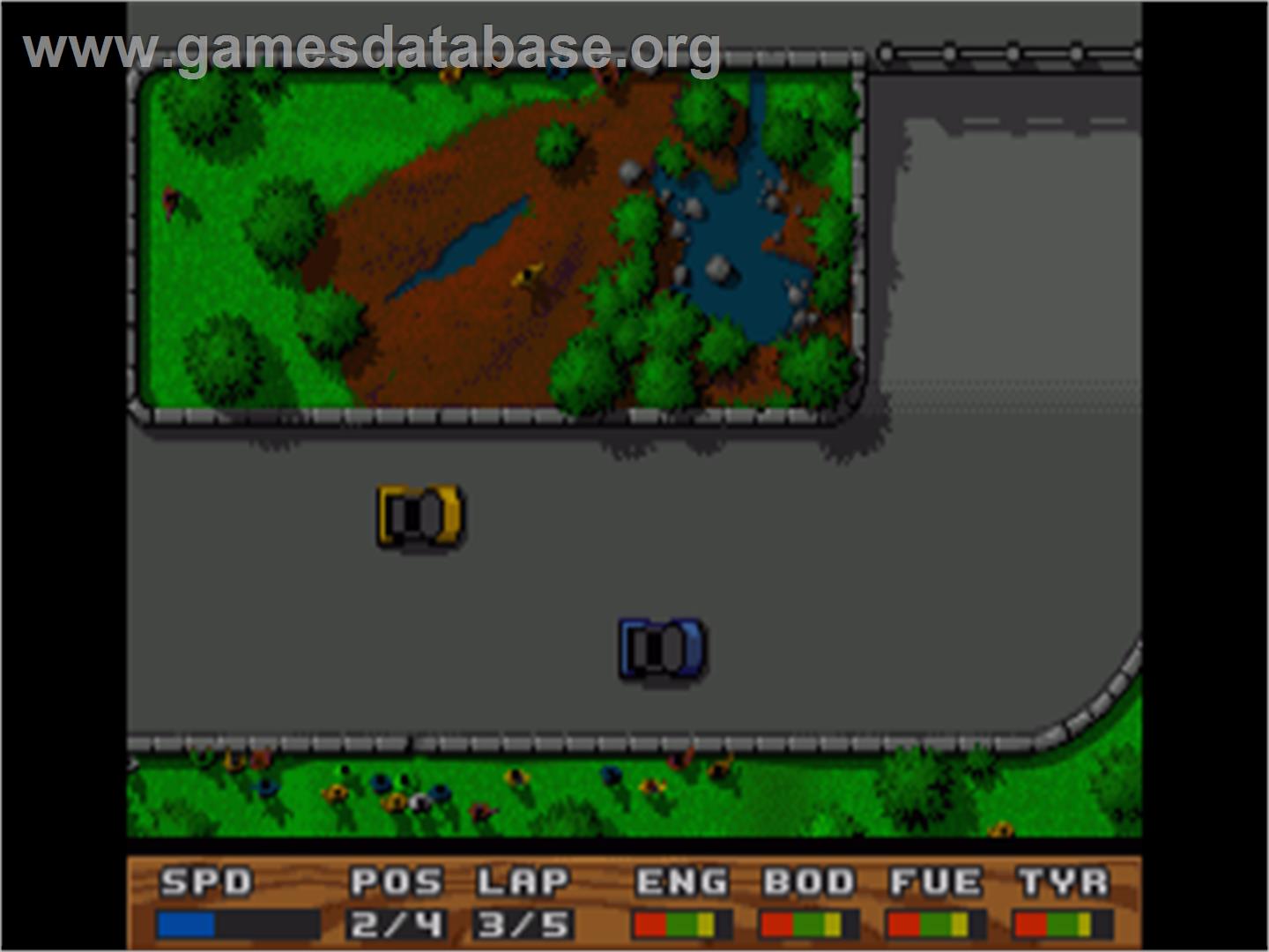 Super Cars - Commodore Amiga - Artwork - In Game
