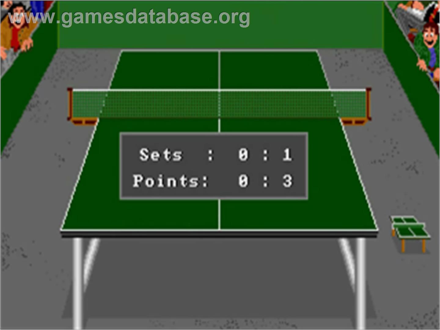 Table Tennis Simulation - Commodore Amiga - Artwork - In Game