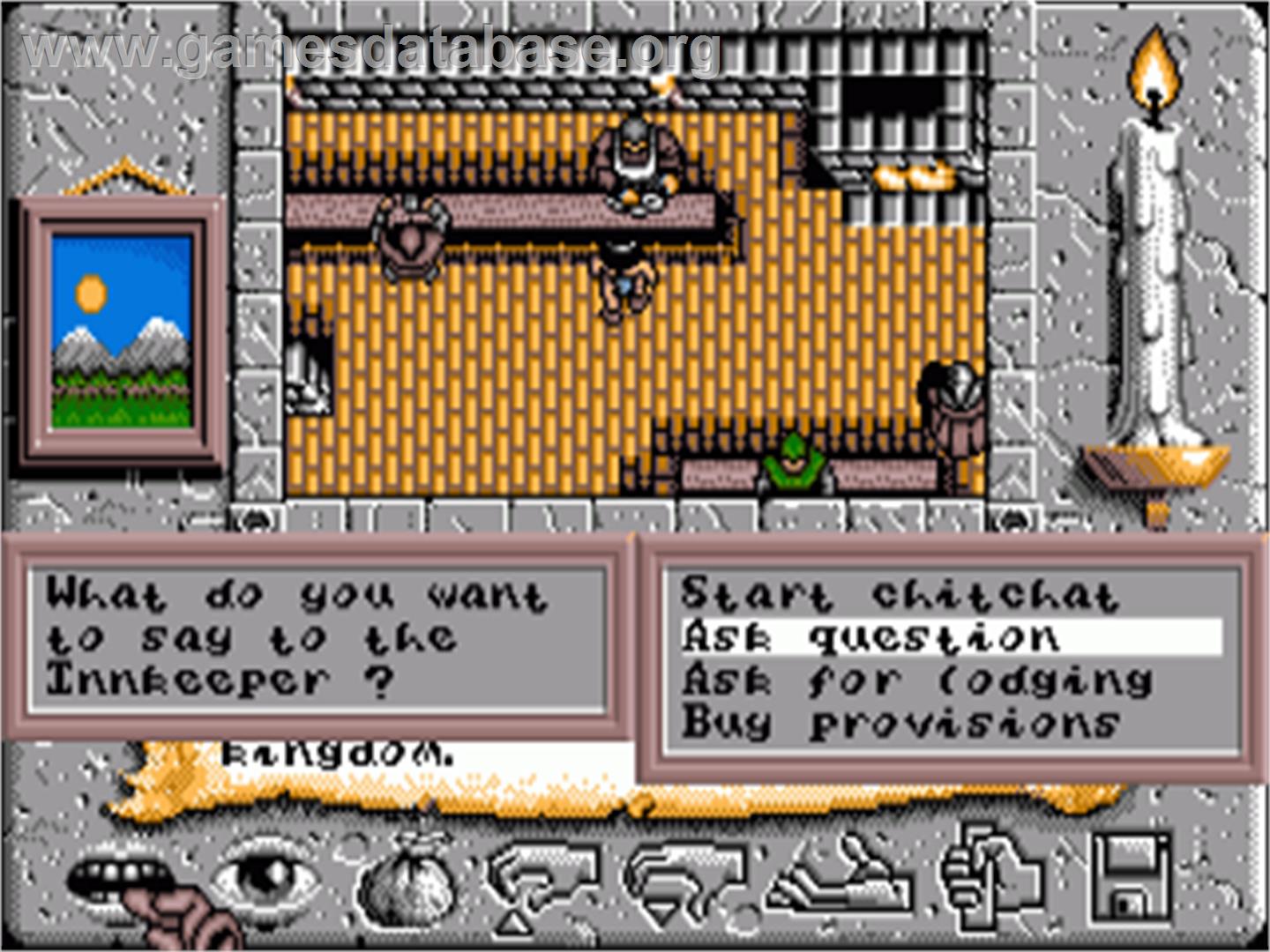 Times of Lore - Commodore Amiga - Artwork - In Game