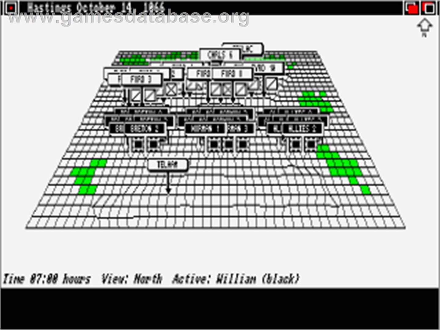 UMS: The Universal Military Simulator - Commodore Amiga - Artwork - In Game