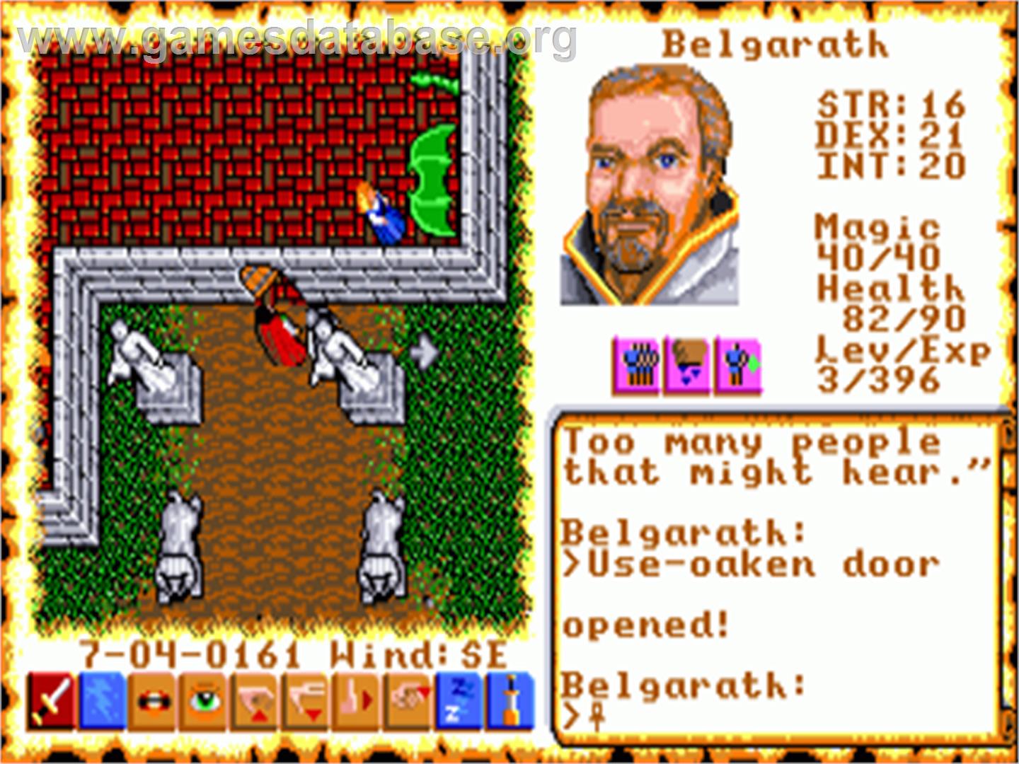 Ultima VI: The False Prophet - Commodore Amiga - Artwork - In Game