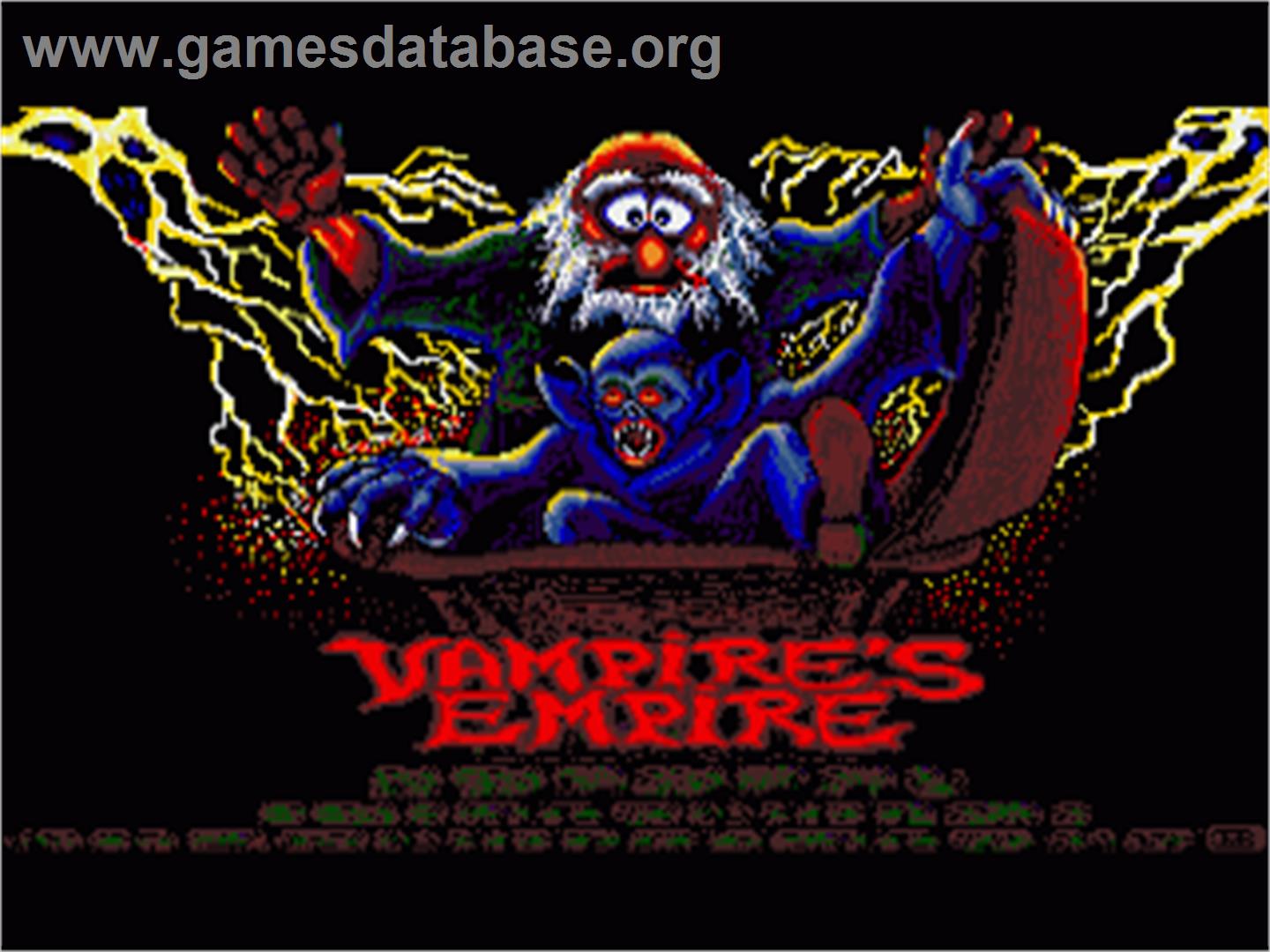 Vampire's Empire - Commodore Amiga - Artwork - In Game