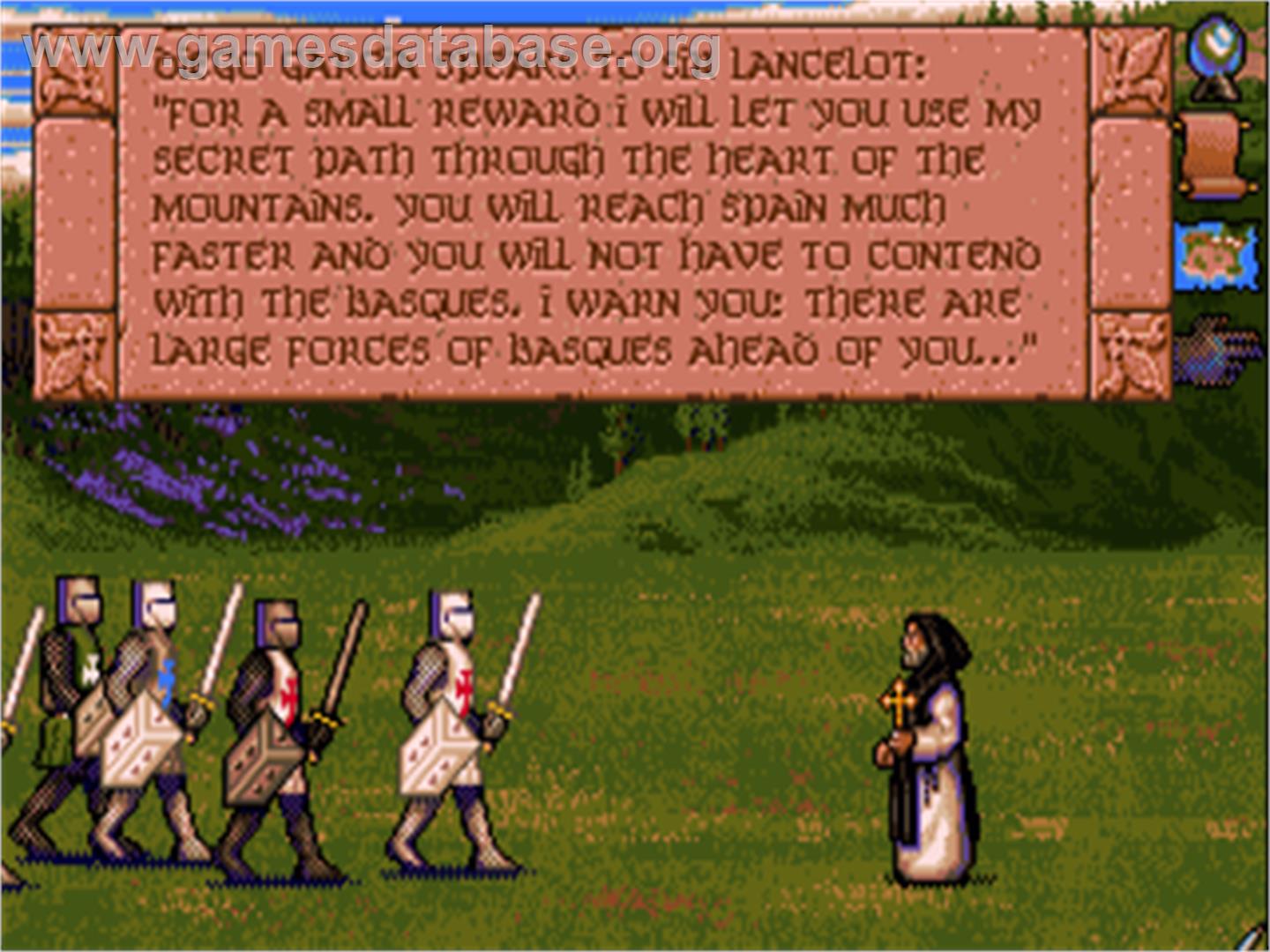 Vengeance of Excalibur - Commodore Amiga - Artwork - In Game