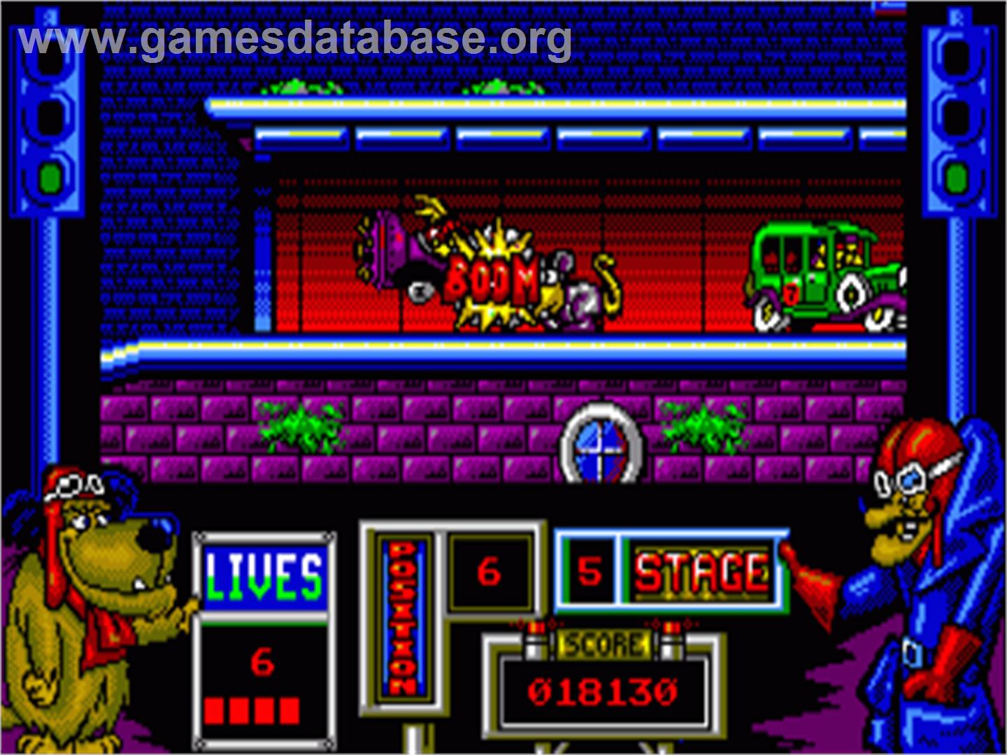 Wacky Races - Commodore Amiga - Artwork - In Game