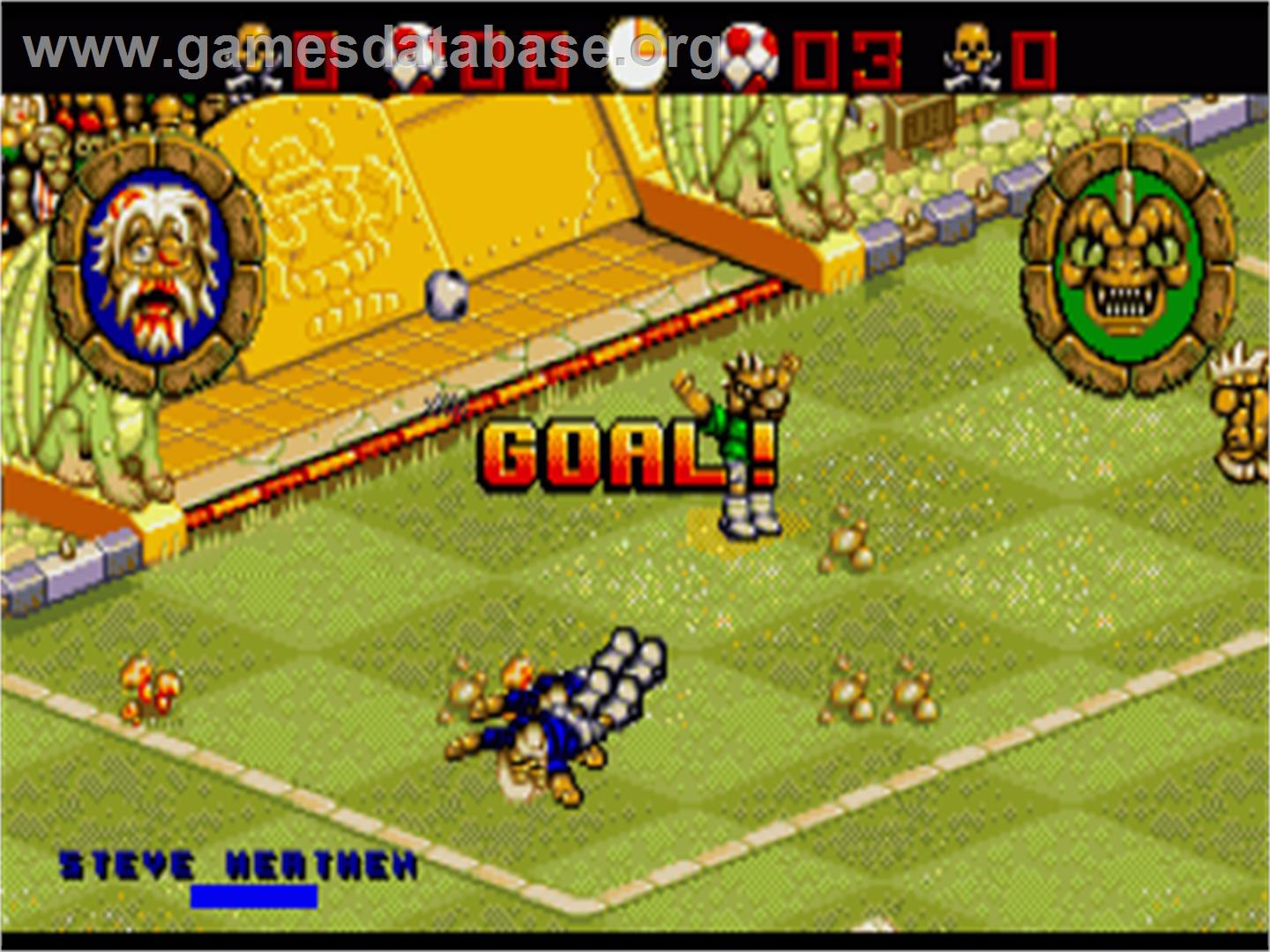 Wild Cup Soccer - Commodore Amiga - Artwork - In Game