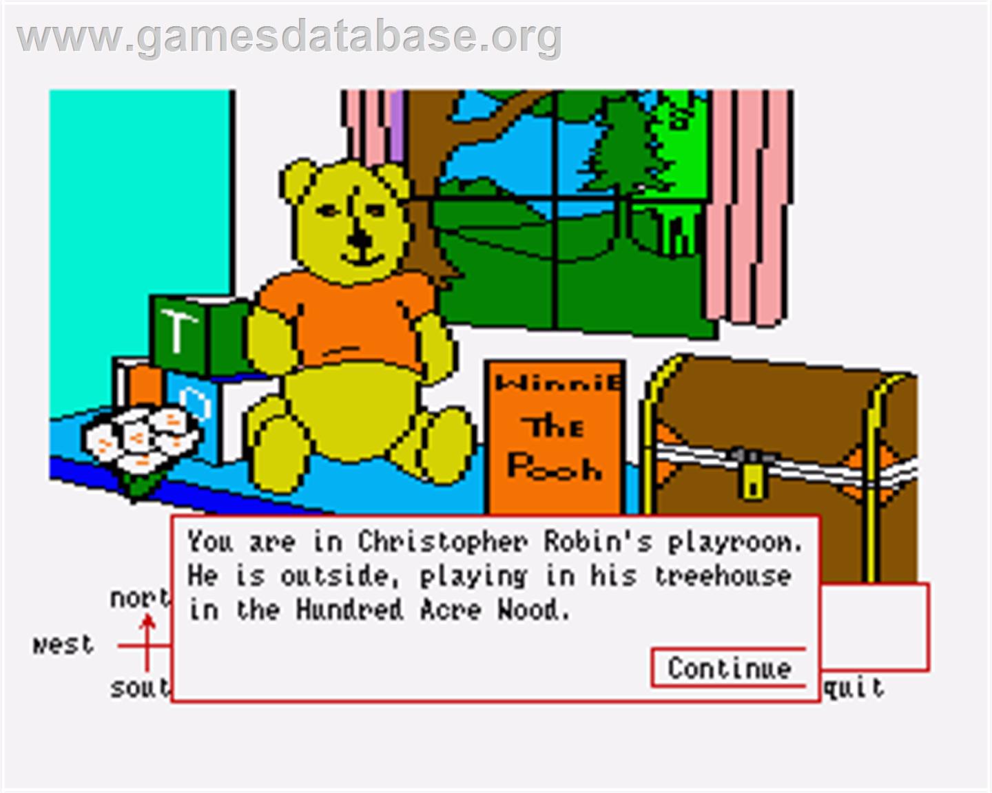 Winnie the Pooh in the Hundred Acre Wood - Commodore Amiga - Artwork - In Game