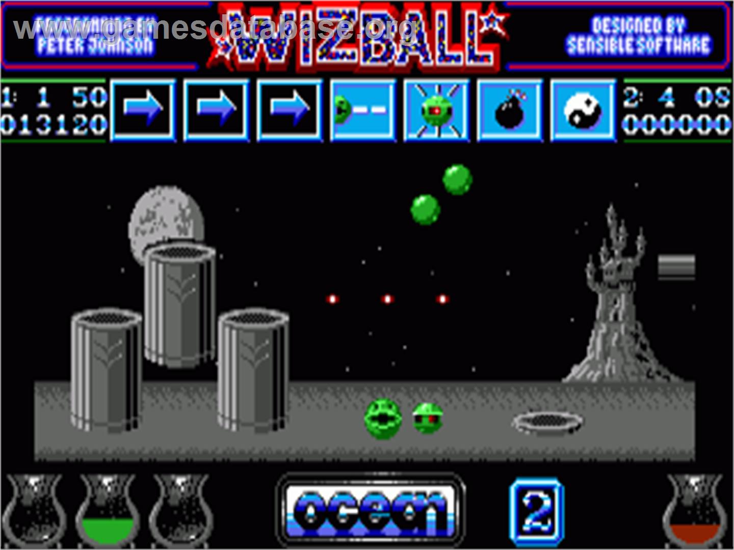 Wizball - Commodore Amiga - Artwork - In Game