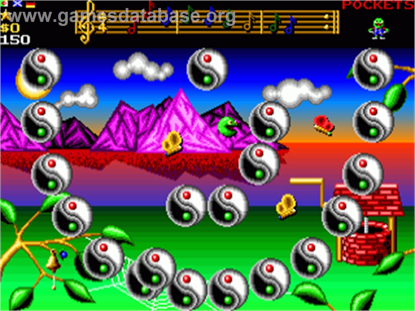Wizkid: The Story of Wizball 2 - Commodore Amiga - Artwork - In Game