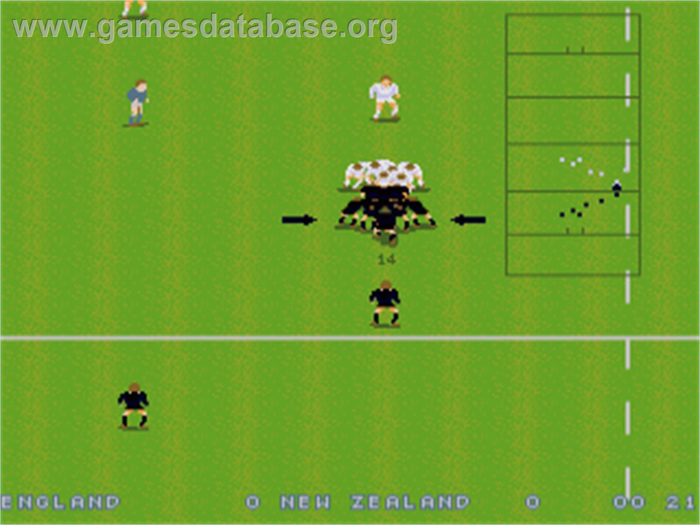 World Class Rugby - Commodore Amiga - Artwork - In Game