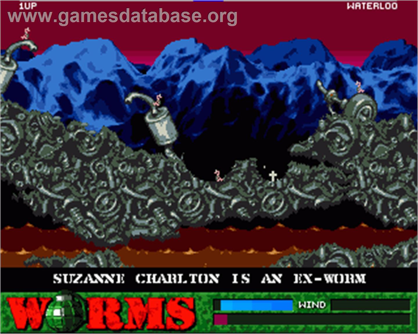 Worms: The Director's Cut - Commodore Amiga - Artwork - In Game