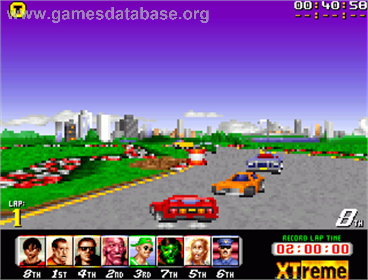 XTreme Racing - Commodore Amiga - Artwork - In Game