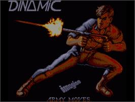 Title screen of Army Moves on the Commodore Amiga.