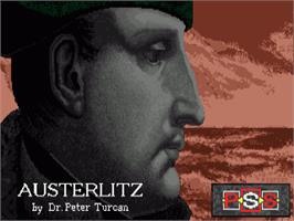 Title screen of Austerlitz on the Commodore Amiga.