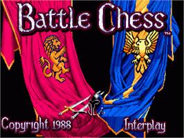 Title screen of Battle Chess on the Commodore Amiga.