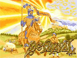 Title screen of Betrayal on the Commodore Amiga.