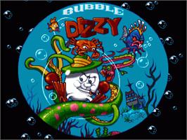 Title screen of Bubble Dizzy on the Commodore Amiga.
