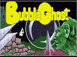 Title screen of Bubble Ghost on the Commodore Amiga.