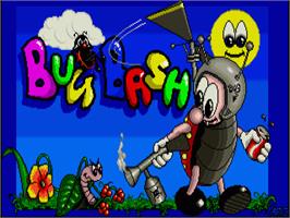 Title screen of Bug Bash on the Commodore Amiga.