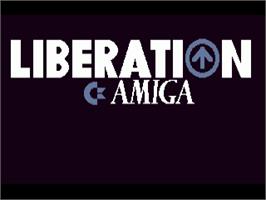 Title screen of Captive 2 - Liberation on the Commodore Amiga.