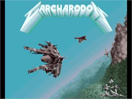 Title screen of Carcharodon: White Sharks on the Commodore Amiga.