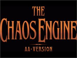 Title screen of Chaos Engine on the Commodore Amiga.