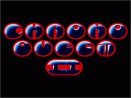 Title screen of Chrono Quest 2 on the Commodore Amiga.
