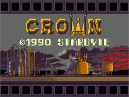 Title screen of Crown on the Commodore Amiga.