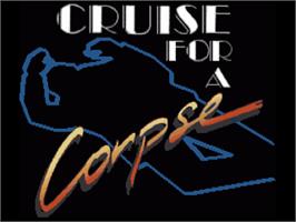 Title screen of Cruise for a Corpse on the Commodore Amiga.