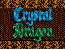 Title screen of Crystal Dragon on the Commodore Amiga.