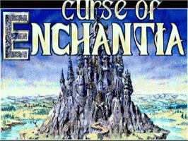 Title screen of Curse of Enchantia on the Commodore Amiga.