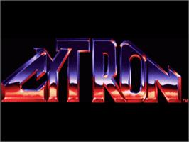 Title screen of Cytron on the Commodore Amiga.